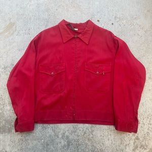 Vintage Red Work Jacket